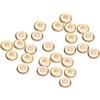 BENECREAT 60 PCS Perle Placcato 18K Oro Reale Perline per Gioielli Artigianali Accessori Fai da Te di Lunga Durata Color Oro, oblato 5x1.5mm