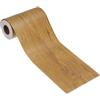PATIKIL Pellicole Adesive Legno Autoadesivo 10m x 80mm Carta Adesiva per Mobili Legno Riparazione Pellicola Autoadesiva Effetto per Pavimenti Porte Tavoli Sedie Armadi, Teak Giallo