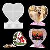 Zayookey Stampo Forma di Cuore in Resina per Colata Stampo in Silicone Epossidico di Cristallo Campioni Photo Frame Resin Mold per Fai Da Te Conservazione Dei Fiori, Decorazioni per La Casa