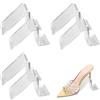 Niuhong 6 Pcs Espositore Sandalo Trasparente Supporto Scarpe Organico Acrilico Chiaro Sandali Stand Sandali Scarpe Presentazione Custodia Elastica Scarpe Supporti Scarpe