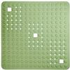 WohnDirect Tappetino da doccia verde/quadrato: 60x60 cm - molto antiscivolo e molto robusto - tappetino antiscivolo per doccia o vasca da bagno - lavabile a 60°C