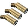PATIKIL Adattatore Luce Soffitto 180 Gradi Inclinato, 3pz M10 Filetto Lampadari Pendente Illuminazione per Angolo o Irregolare Soffitto, Bronzo