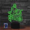 HPBN8 Ltd 3D Moto Night Light LED Lampada 7/16 Cambiamento di Colore USB Alimentato Telecomando Decor Table Gift Decorazioni di Natale Regalo di San Valentino Regalo di Compleanno