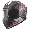 LS2 Casco FF811 VECTOR 2 DARFLO Nero Rosa Opaco LS2