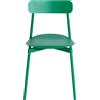 Petite Friture - Sedia impilabile Fromme - Verde - Alluminio - Designer Tom Chung