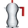 Alessi - Caffettiera espresso italiano Pulcina - Metallo - Ghisa di alluminio - Designer Michele de Lucchi