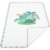 Landofgenie Impermeabile Changing Pad 80 x 120 CM Lavabile Riutilizzabile Oversized Adult Changing Pad - Dino