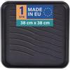 Bestlivings Vassoio antigoccia con bordo alto (38 x 38 x 2,5 cm), impermeabile, per scarpe, per casa, giardino