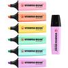 STABILO BOSS Original - Evidenziatori pastello - Set completo di 6 + Lilac Haze