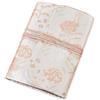 SUPERFINDINGS Raccoglitore A5 Ricaricabile, Carnet di Pianificazione Ricaricabile, Tessuto Corallo Chiaro, Fiore, 1PC Copertina per Raccoglitore a 6 Anelli con 90 Fogli di Carta Interni e 1PC Busta