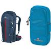 Ferrino Set Trekking Backpack Dry-Hike 40 + 5 Zaino, Adulti Higway Porta cellulare blu