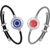tartoow Braccialetti a Vibrazione Touch a Distanza - Regali per Relazioni a Distanza per Fidanzata e Fidanzato - Braccialetti dell'Amore per Coppie - Bluetooth M001 S So01 S Lu08