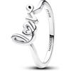 PANDORA Anello Moments con scritta Love in argento Sterling, 50