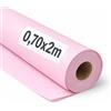 OFITURIA Papel Kraft Rosa Pastello - Rollo 0,70x2m - 6 Rotoli - Carta da pacchi e carta da regalo, carta da imballaggio per spedizioni e fai-da-te, resistente e facile da tagliare