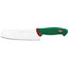Sanelli Premana Professional Coltello Giapponese, Acciaio Inossidabile, Verde/Rosso, 31 x 3 x 6 cm