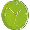 Leitz Wow Orologio da Parete al Quarzo, Adatto per Ufficio, Cucina, Soggiorno e Bagno, 29 cm, Verde