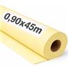 OFITURIA Papel Kraft Giallo Pastello - Rollo 0,90x45m - 1 Rotolo - Carta da pacchi e carta da regalo, carta da imballaggio per spedizioni e fai-da-te, resistente e facile da tagliare