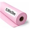 OFITURIA Papel Kraft Rosa Pastello - Rollo 0,90x20m - 6 Rotoli - Carta da pacchi e carta da regalo, carta da imballaggio per spedizioni e fai-da-te, resistente e facile da tagliare