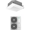 Hisense - Climatizzatore Hisense serie turbo cassetta round flow R32 42000 btu AUC125UR4RKC8 inverter
