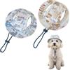 MiOYOOW Cappello da Sole per Cani, 2 Pezzi Cappello Animale Taglio Orecchie Scoperte Regolabile, Berretto Gatto Tessuto Leggero Traspirante, per Cane Gatti Taglia Piccola Media