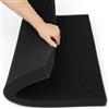 APXEL Spugna Filtrante, Nero Pori Medi 50 * 50 * 4cm-35PPI Schiuma Filtrante, Spugne Filtro per Acquari, Vasche di Raccolta E Sistemi Idroponici
