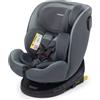 Foppapedretti Circle Seggiolino Auto i-Size con Base Isofix e Seduta Girevole - da 0 a 12 anni - Silver