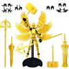 HTTDSLF T13 Action Figure Set, T13 Action Figure Con Più Giunti (Assembly completato), 13 Toy Robot Multi-giunto stampato in 3D, Decorazioni Desktop per gli Amanti del Gioco Giocattoli, Dorato1