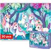 QUOKKA 30 puzzle di assortamento per bambini età 3-6 | Toy for Fun Activity Unicorn for 3-6 anni | Jigsaw Unicorn Game Gift for Boy and Girl