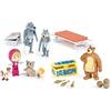 Simba - Masha e Michka - Mini universo Cofanetto - 7 figure + accessori - 109301048