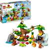 LEGO DUPLO Animali del Sud America, Giochi Educativi per l'Apprendimento con 7 Figure di Animali Giocattolo, Tappetino da Gioco della Giungla per Bambini e Bambine dai 2 Anni in su 10973