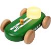 ACMHNC Luce Notturna per Bambini Auto da Corsa in Legno, 7 Colori, Batteria 1000mAh 30 Ore Autonomia, 3000K, Senza BPA, Ricarica USB, Regalo per Compleanno Natale Ragazzi Ragazza, Verde