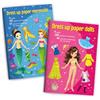 Junapack Set di Bambole in Carta Con Vestiti da Indossare (4 Bambole e 4 Sirene)