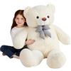 EARTHSOUND Orsacchiotto Gigante Peluche Grande Orso - Grandi Enorme Grandezza Naturale Jumbo Simpatici Animali di Orsi Grassi Oversize - Regali per Bambini Ragazze Ragazzi (Bianco, 120cm)