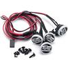 AXspeed 4 pz RC Rotonda HA CONDOTTO LA Luce con Copertura per 1/10 TRX-4 Axial SCX10 Tamiya CC01 D90 TF2 Auto