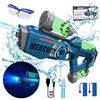 FORMIZON Pistola ad Acqua Elettrica, Pistola ad Acqua Potente con Effetti Sonori e Illuminazione, Pistole ad acqua a Lungo Raggio da 32ft, Adatto per Feste Estive in Piscina e Spiagge