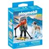 PLAYMOBIL GARÇON IN RAQUETTE +ST BERNARD PLL71741