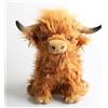 eamve Peluche di mucca delle Highland da 25.4 cm, giocattolo di peluche realistico della mucca scozzese delle Highland, peluche animale del toro delle Highland, decorazione della casa, regalo per bambini