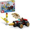 LEGO KITMOUS Drill Spinner Vehicle, Miles Morales Spin Car with 2 Minifigures, Toy from + TV Series, Gift for Kids, Spider-Man Toy for 4-6 Year Olds, 10792