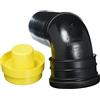 Geberit 366061161 - Staffa per WC a parete in PE, 90°, DN90/90 per GIS/Duofix