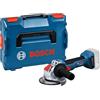 Bosch Professional 18V System Smerigliatrice angolare a batteria con X-LOCK GWX 18V-8 (incl. impugnatura supplementare, cuffia di protezione, L-BOXX 136)