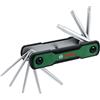 Bosch Set di chiavi Torx pieghevoli 8 in 1 (Accessori Utensili Manuali)