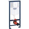 Grohe Telaio con Cassetta di Risciacquo per Vaso Sospeso, Set da 3 Pz Incl. Piastra di Azionamento e Angolo di Montaggio [Vecchio Modello] 38722001, Nero