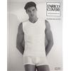 Enrico Coveri Smanicato scollo V Uomo Enrico Coveri art. ET1003 in cotone bielastico Bianco