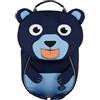 Affenzahn Amico Piccolo Zaino per l'asilo per bambini da 1 a 3 anni ergonomico riflettente linguetta con targhetta per il nome Orso - Blu