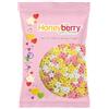 Honeyberry Zuccherini Decorativi per Dolci Naturali e Commestibili 55g - Codette di Zucchero Colorate per Decorare Torte, Cupcakes, Biscotti, Gelati, Dessert e Come Toppers per Glasse (Fiori Colorati)