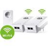 Devolo Powerline Devolo Magic 2 WiFi 6 next - Multiroom Kit 3000 Mbit/s Collegamento ethernet LAN Wi-Fi Bianco 3 pz [7195]