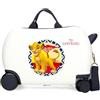 Disney Il Re Leon Simba & Friends Valigia per Bambini Rigida Chiusura a combinazione Laterale 4 Ruote Bagaglio a Mano è realizzato in ABS, un materiale rigido e leggero., Leone, Valigia per bambini