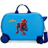 Marvel Disney Spiderman Vigilant Luggage - Bagaglio per bambini, ragazzi, il bagaglio a mano Vigilant con lucchetto a combinazione laterale e 4 ruote è realizzato in ABS, un materiale rigido e leggero.