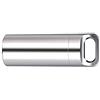 tooloflife BE-TOOL - Portapillole impermeabile, 1 piccolo contenitore per pillole, in metallo, portatile, da viaggio, per portachiavi, portapillole, colore: Argento piccolo