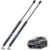 Koaudb 2x Ammortizzatore Pneumatico per Nissan Qashqai J11 2014-2020 | Ammortizzatori Cofano Motore Nero Ammortizzatore a Gas del Cofano